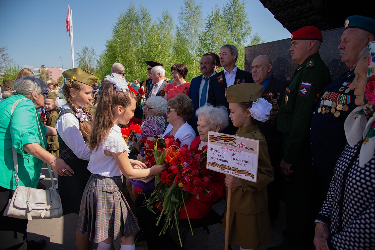 В Рощинском поселении отпраздновали День Победы.